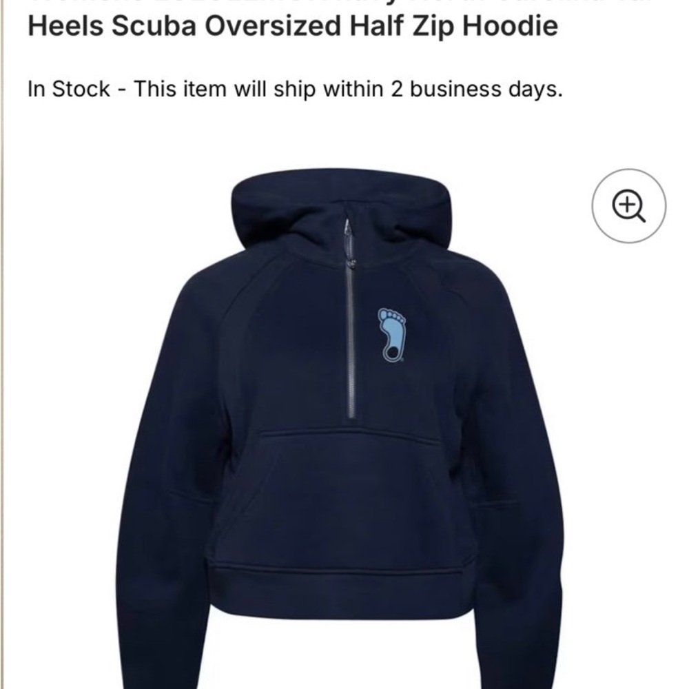 Tar Heels Lululemon Scuba